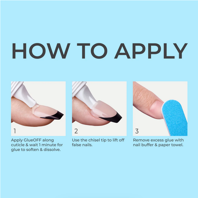 Glue Off - Instant False Nail Remover |KGO01|