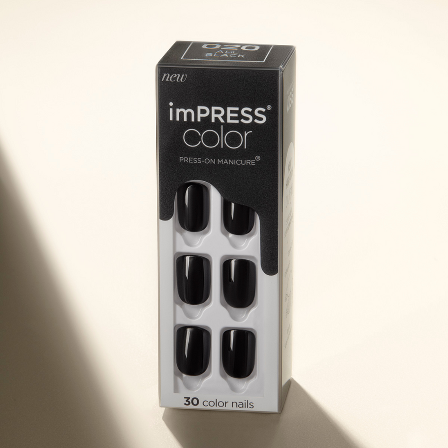 imPRESS Colour Nails - All Black |KIMC020|